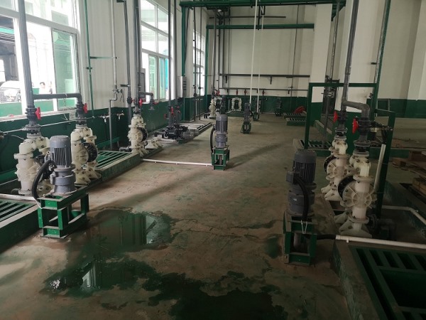 WLDEN氣動泵工程現場圖
